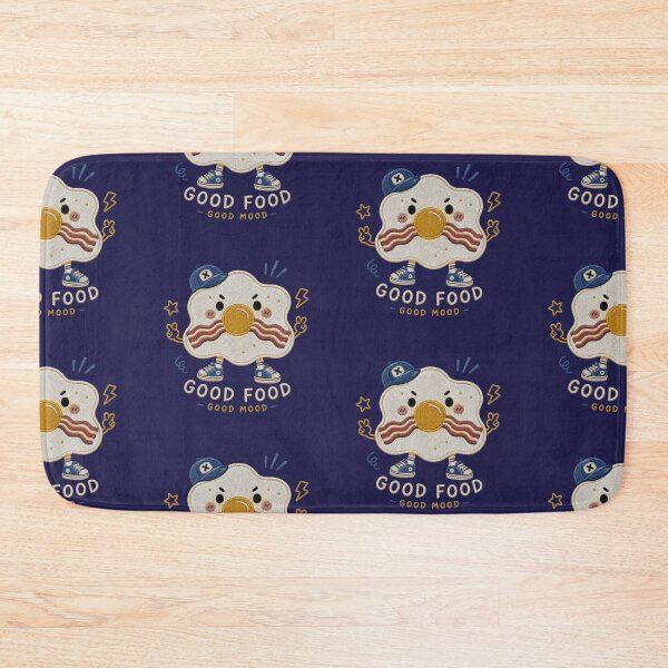Item preview, Good Food Good Mood Cute Egg Patch designed and sold by 0606PM.