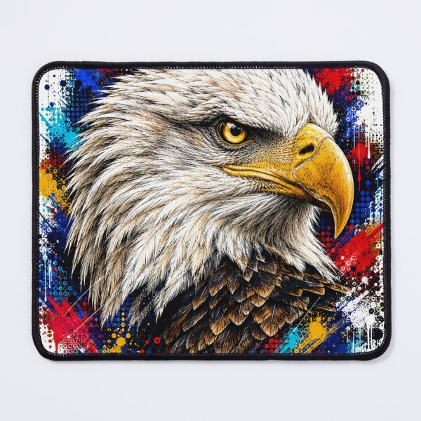 Item preview, Bald Eagle Street Art Graffiti Portrait designed and sold by Tobull.