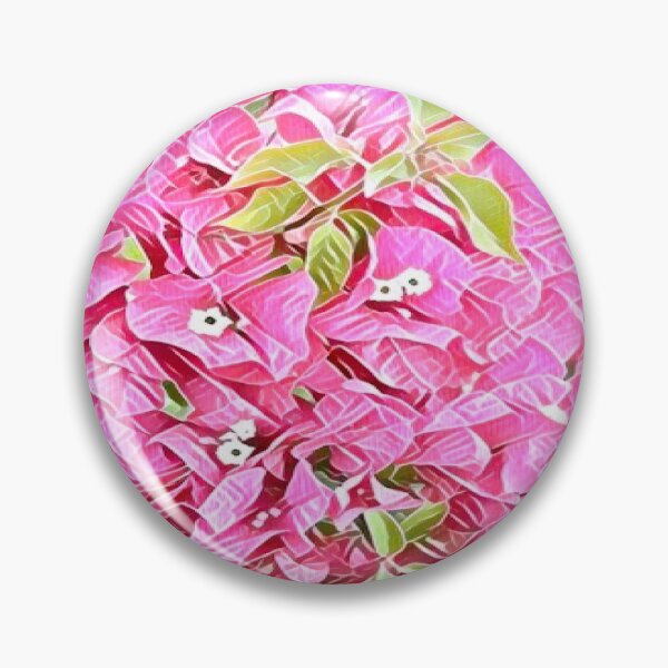 Item preview, Abstract Impressionist Pink Bougainvillea Digital Illustration designed and sold by BalkanBloom.