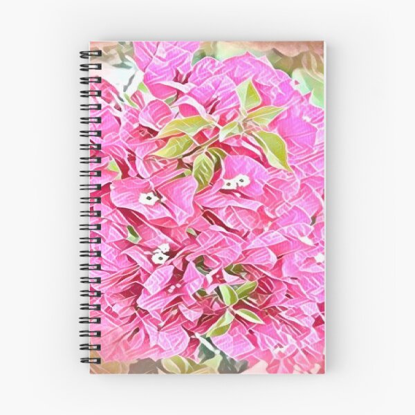 Item preview, Abstract Impressionist Pink Bougainvillea Digital Illustration designed and sold by BalkanBloom.