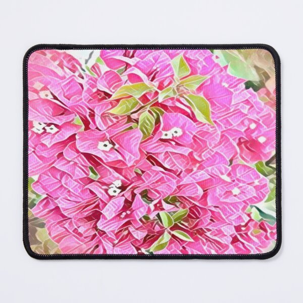 Item preview, Abstract Impressionist Pink Bougainvillea Digital Illustration designed and sold by BalkanBloom.