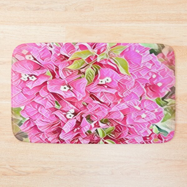 Item preview, Abstract Impressionist Pink Bougainvillea Digital Illustration designed and sold by BalkanBloom.