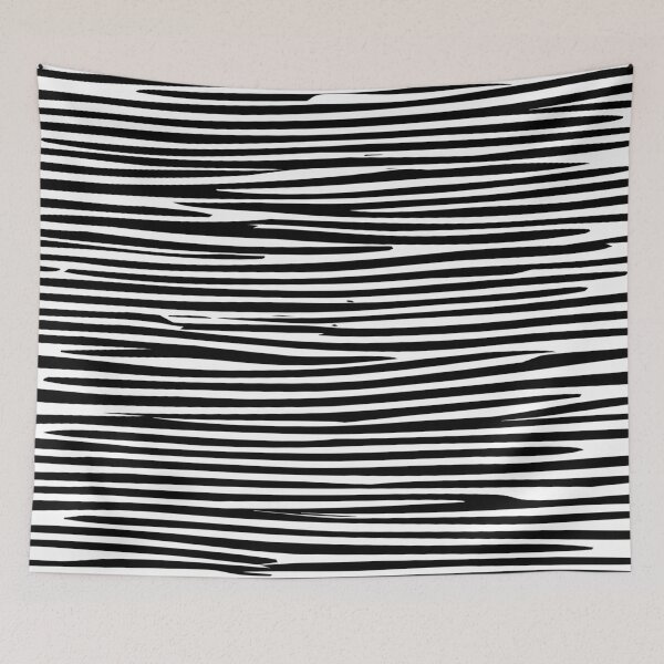 Item preview, Minimalist Black Zebra Abstract Line designed and sold by BetweenForms.