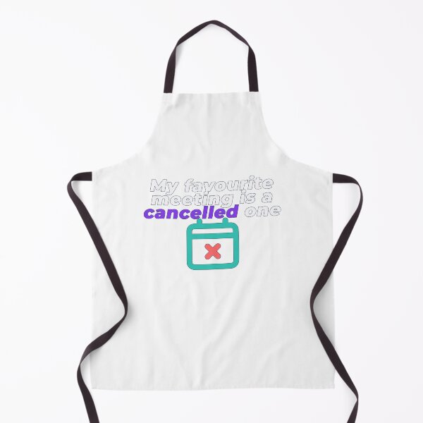 Item preview, My Favourite Meeting Is A Cancelled One | Funny Workplace Humour T-Shirt designed and sold by NeuroShirts.