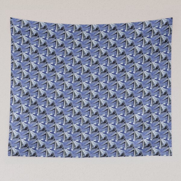 Item preview, Abstract Marble Butterflies in Blue designed and sold by Artistestella.