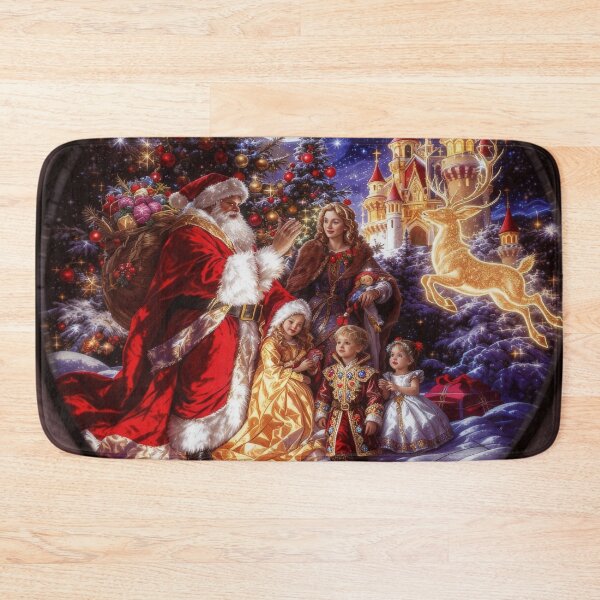Item preview, Vintage Santa Claus Family Traditional Christmas designed and sold by GaffaDesigns.