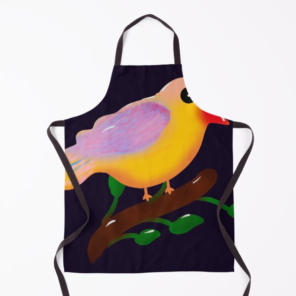 Item preview, Cute Colorful Bird on Branch | Hand Drawn Songbird Illustration | Whimsical Nature Art designed and sold by HopeAndHustle.