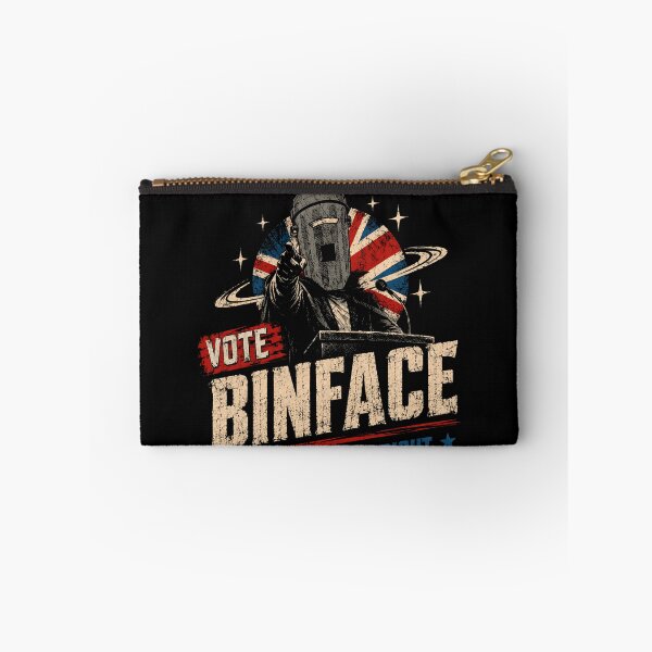 Item preview, Vote Binface Not Left Not Right Just Bin British Political Satire UK Election Humor designed and sold by RetroMini2026.