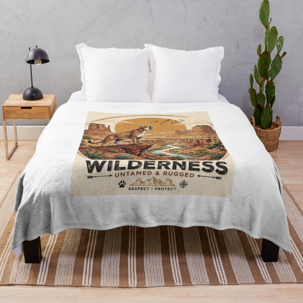 Item preview, Wilderness Untamed & Rugged - Retro Mountain Lion Badge designed and sold by digishops.