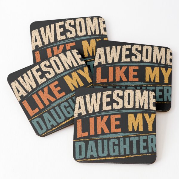 Item preview, Awesome Like My Daughter Parent Love Dad Mother Father Gift designed and sold by RetroMini2026.