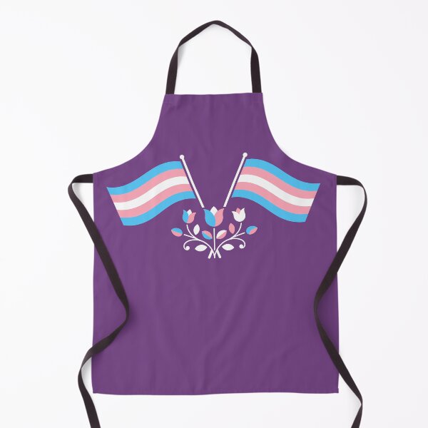 Item preview, Transgender Pride Flag Folk Motif – © heidiannemorris Scandinavian Folk Art designed and sold by FOLK ART FUSION by heidiannemorris.