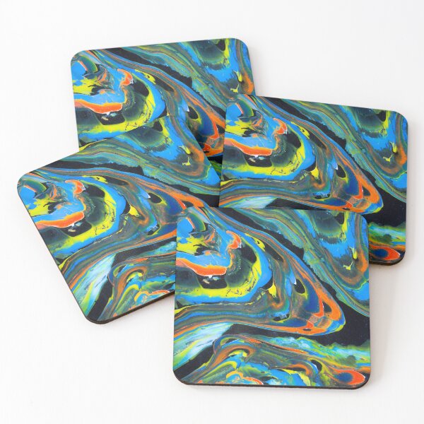 Item preview, Neon Waves designed and sold by SilamorArt.