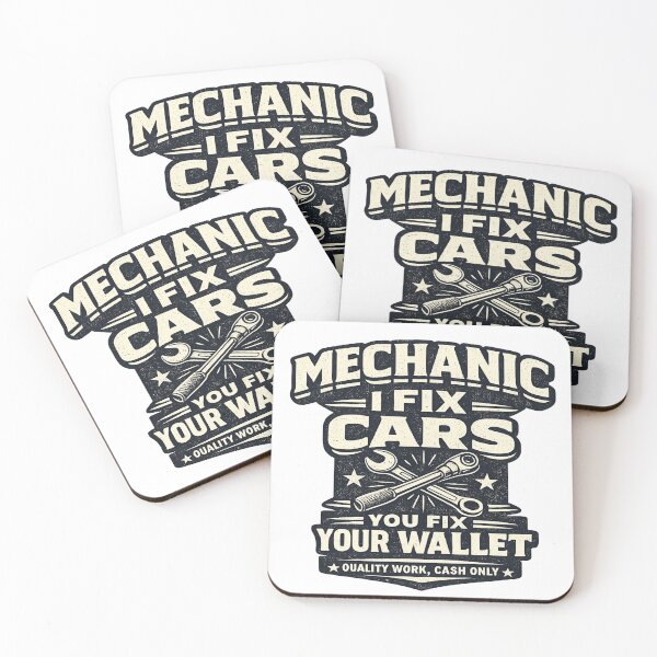 Item preview, Mechanic I Fix Cars You Fix Your Wallet – Vintage Auto Repair T-Shirt designed and sold by D.Shop.