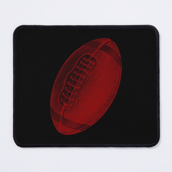 Item preview, Vintage Dark Red American Football Line Art designed and sold by pattern-archive.