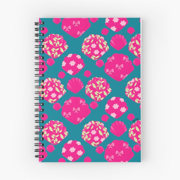 Item preview,  Coastal Pink Seashell Dopamine Blue Pattern designed and sold by giulyz.
