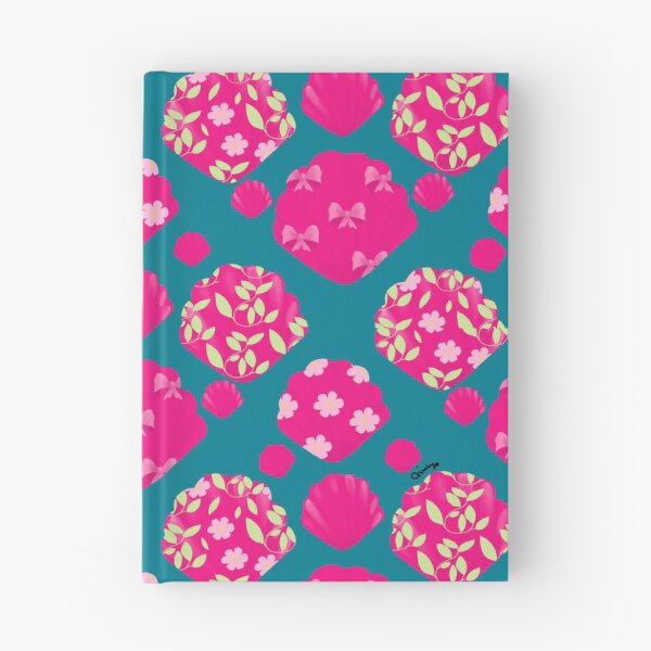 Item preview,  Coastal Pink Seashell Dopamine Blue Pattern designed and sold by giulyz.