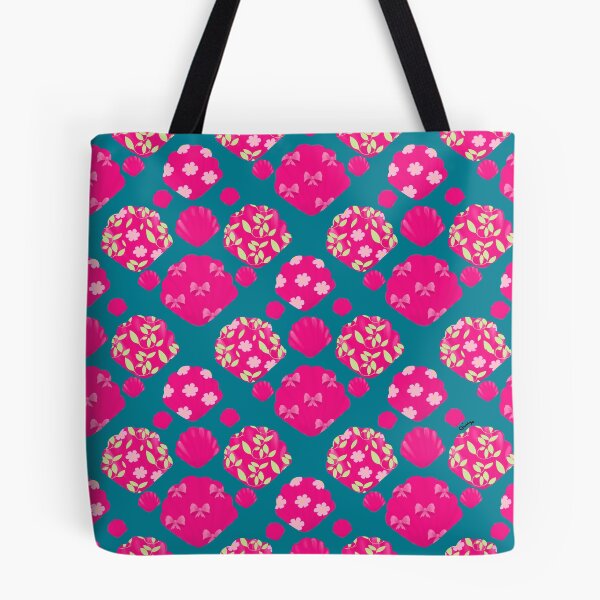 Item preview,  Coastal Pink Seashell Dopamine Blue Pattern designed and sold by giulyz.