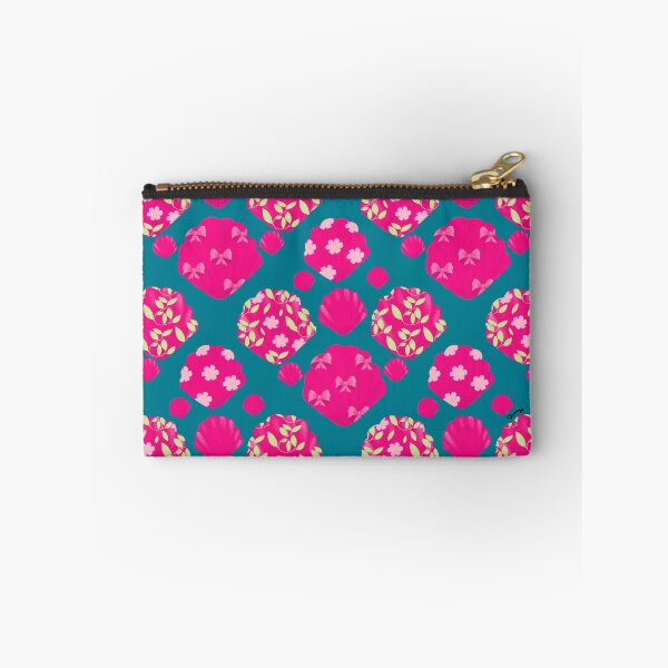 Item preview,  Coastal Pink Seashell Dopamine Blue Pattern designed and sold by giulyz.