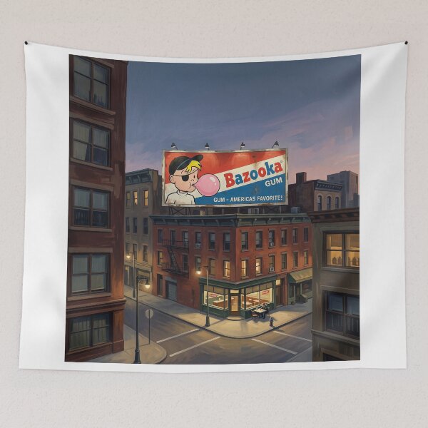 Item preview, Vintage Nostalgic Bazooka Gum Billboard designed and sold by Home Decor Art.