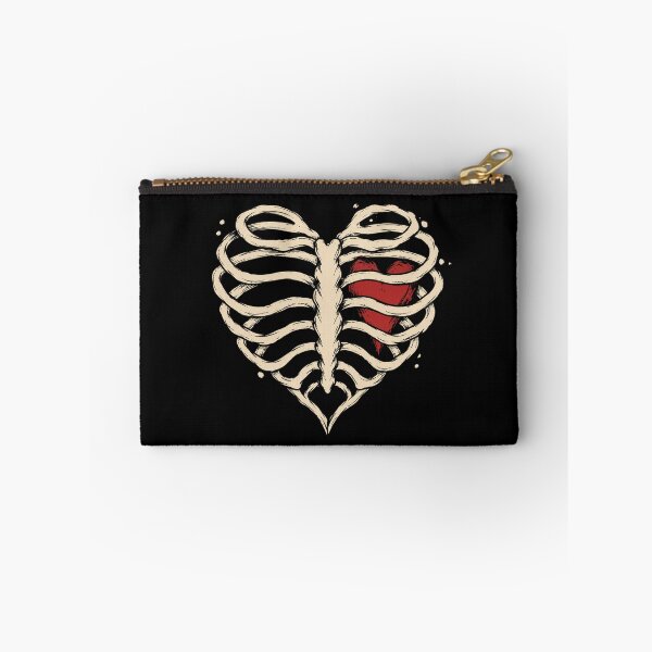 Item preview, Ribcage Heart Skeleton Gothic Love designed and sold by 0606PM.