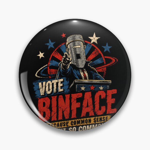 Item preview, Vote Bin Face Because Common Sense Isn't So Common Political Humor Election Satire designed and sold by RetroMini2026.