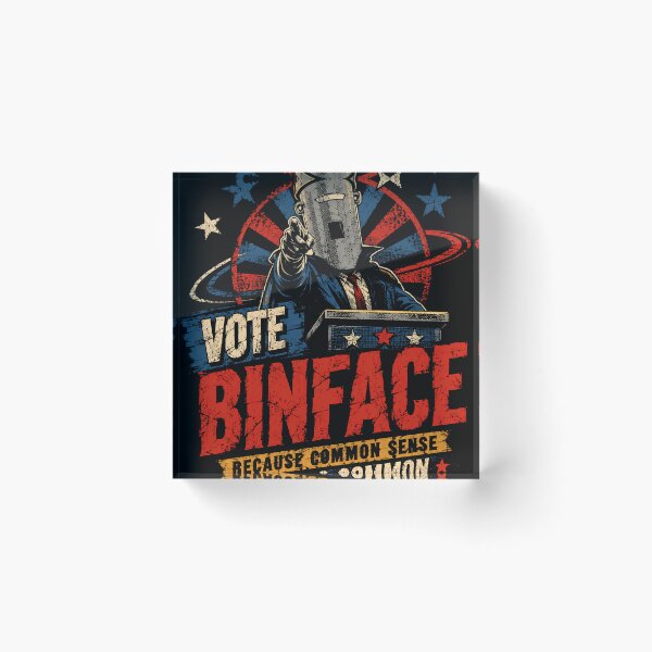 Item preview, Vote Bin Face Because Common Sense Isn't So Common Political Humor Election Satire designed and sold by RetroMini2026.