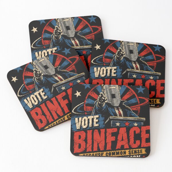 Item preview, Vote Bin Face Because Common Sense Isn't So Common Political Humor Election Satire designed and sold by RetroMini2026.