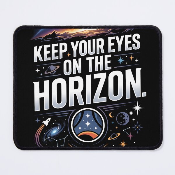 Item preview, KEEP YOUR EYES ON THE HORIZON designed and sold by Gabriela Mihai.