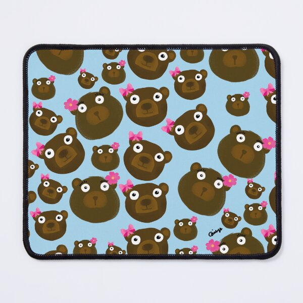 Item preview,  Cute Kawaii Teddy Bears dopamine blue Pattern  designed and sold by giulyz.