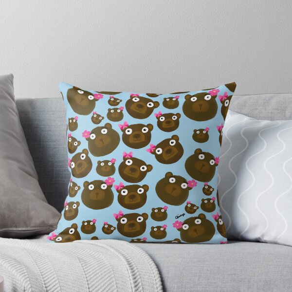 Item preview,  Cute Kawaii Teddy Bears dopamine blue Pattern  designed and sold by giulyz.