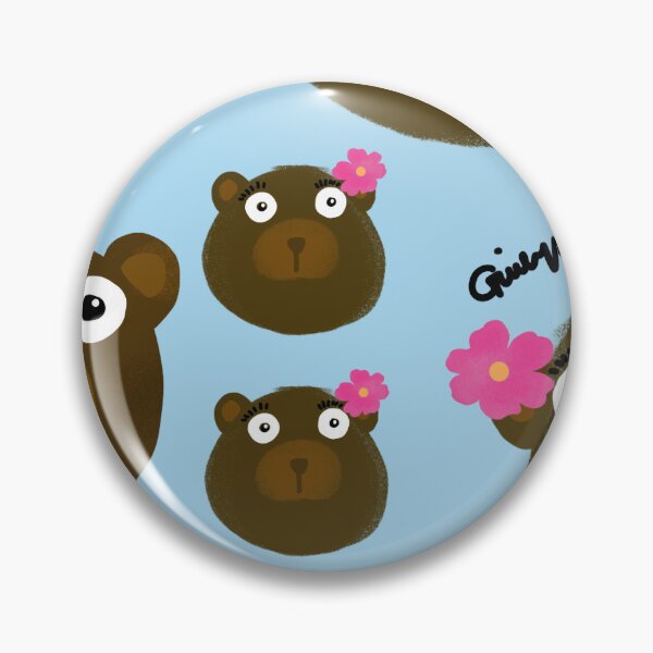 Item preview,  Cute Kawaii Teddy Bears dopamine blue Pattern  designed and sold by giulyz.