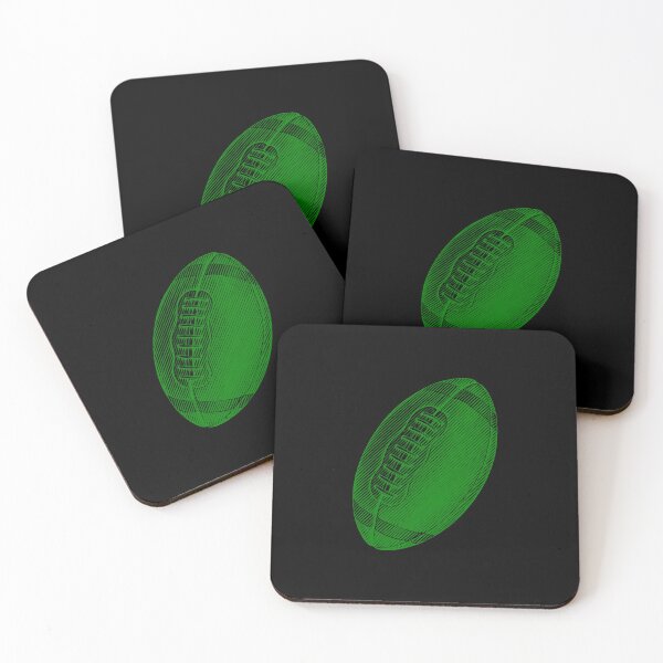 Item preview, Vintage Green American Football Line Art designed and sold by pattern-archive.
