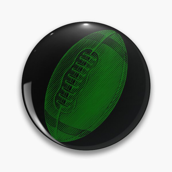 Item preview, Vintage Dark Green American Football Line Art designed and sold by pattern-archive.