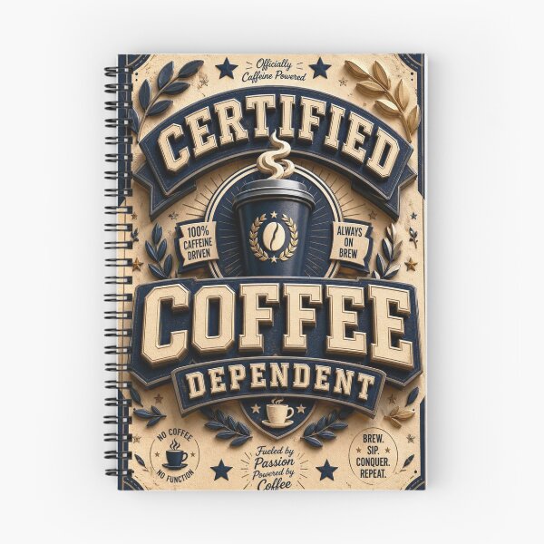 Item preview, Certified Coffee Dependent / #coffeelover designed and sold by mo-carnival.