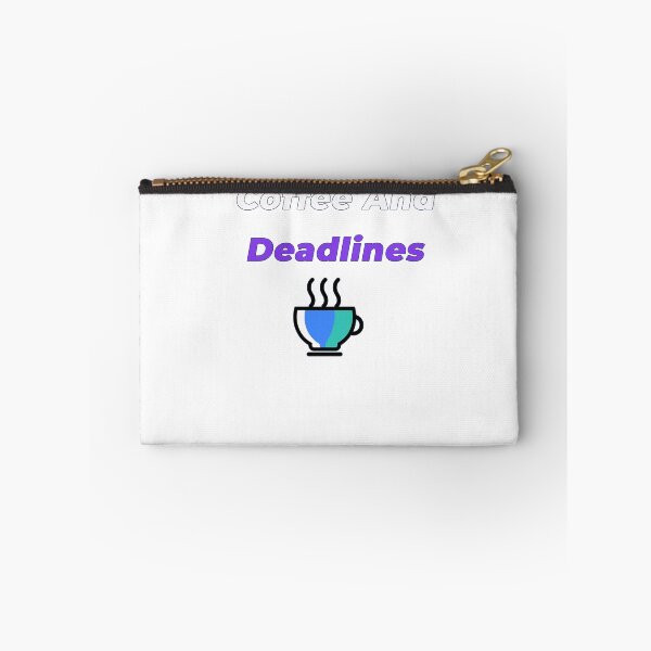 Item preview, Running On Coffee And Deadlines | Funny Office Worker T-Shirt designed and sold by NeuroShirts.