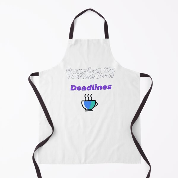 Item preview, Running On Coffee And Deadlines | Funny Office Worker T-Shirt designed and sold by NeuroShirts.