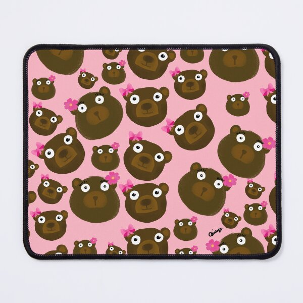 Item preview, Copy of Cute Kawaii Teddy Bears Pattern in Strawberry Milk designed and sold by giulyz.