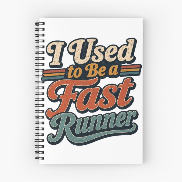 Item preview, I Used to Be a Fast Runner Retro Quote designed and sold by madebysiwa.
