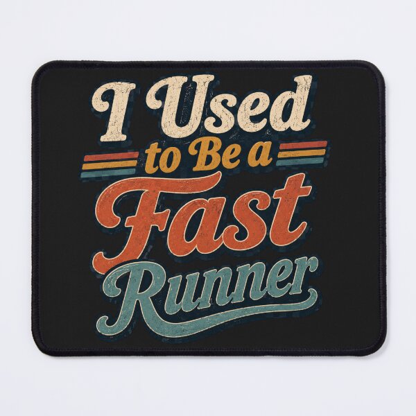 Item preview, I Used to Be a Fast Runner Retro Quote designed and sold by madebysiwa.