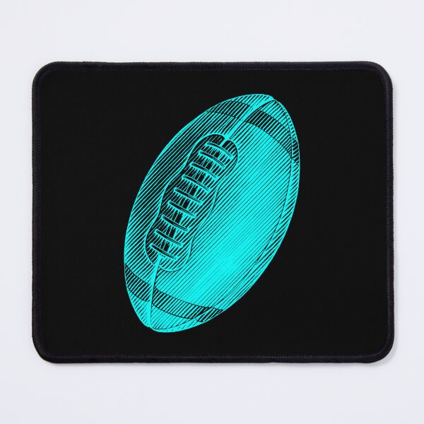 Item preview, Vintage Cyan American Football Line Art designed and sold by pattern-archive.