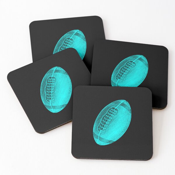 Item preview, Vintage Cyan American Football Line Art designed and sold by pattern-archive.