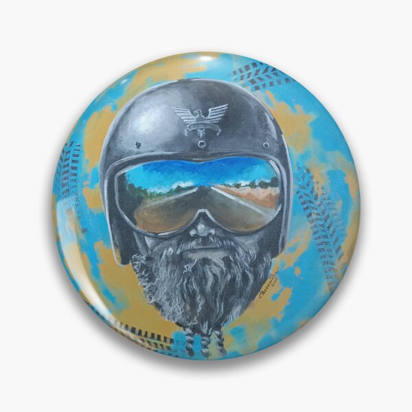 Item preview, Biker Helmet Wall Art | Motorcycle Rider Acrylic Painting | Road Trip Abstract Art | Freedom & Adventure Artwork designed and sold by HerendraSwarup.