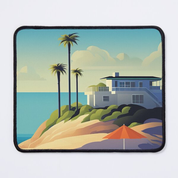 Item preview, San Diego, Coastal Palm Wall Art designed and sold by MarkedArtPrints.