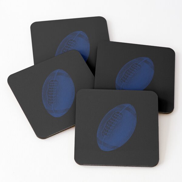 Item preview, Vintage Navy Blue American Football Line Art designed and sold by pattern-archive.