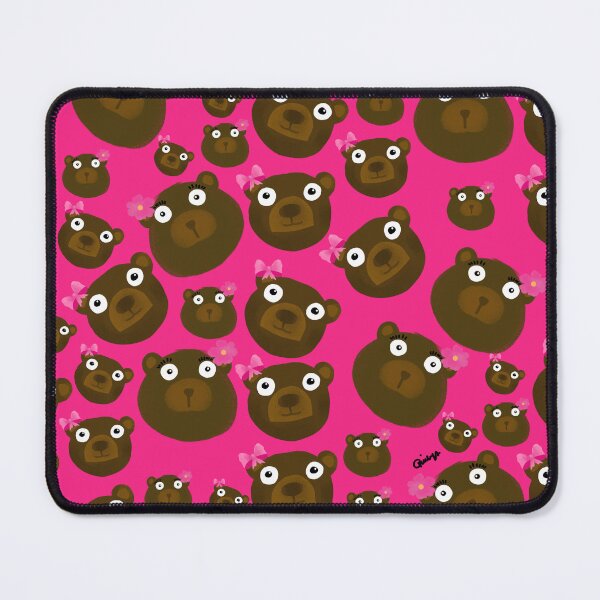 Item preview, Kawaii Teddy Bears dopamine pink Pattern designed and sold by giulyz.