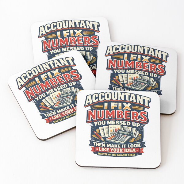 Item preview, Accountant I Fix Numbers Then Make It Look Like Your Idea Funny Vintage T-Shirt designed and sold by D.Shop.
