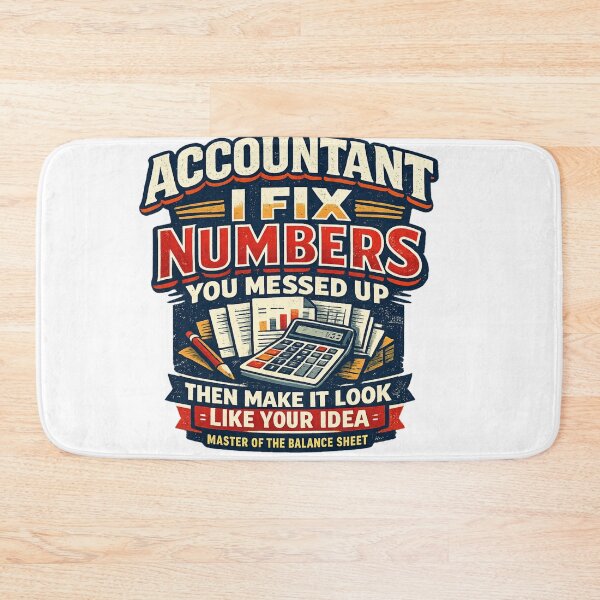 Item preview, Accountant I Fix Numbers Then Make It Look Like Your Idea Funny Vintage T-Shirt designed and sold by D.Shop.