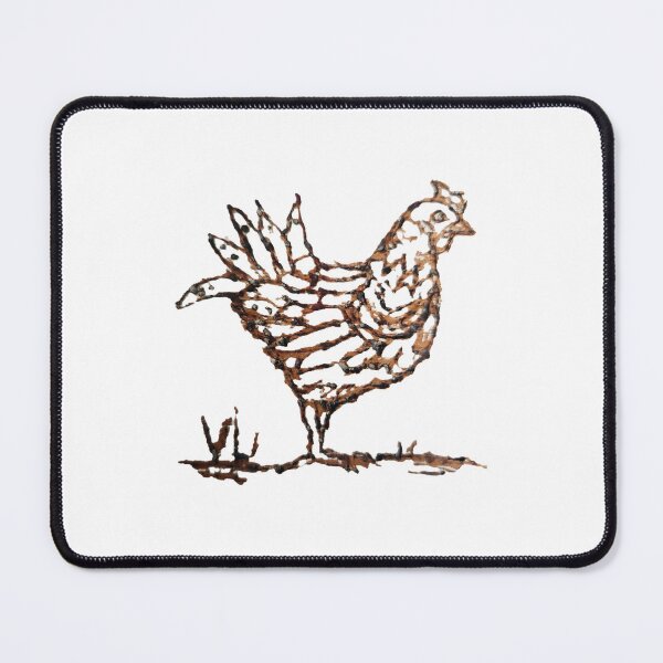 Item preview, Chicken image burnt into oak  painted white designed and sold by Finds designs .