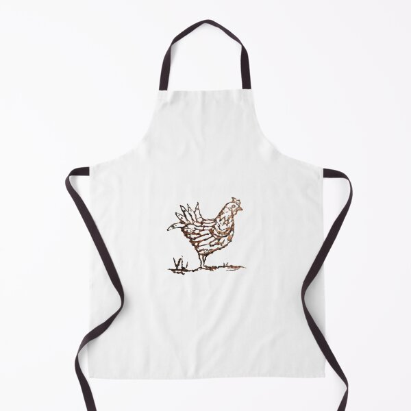 Item preview, Chicken image burnt into oak  painted white designed and sold by Finds designs .