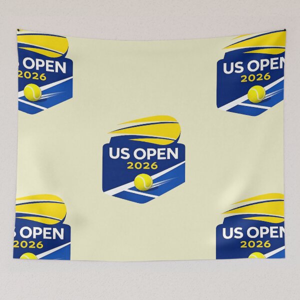 Item preview, US Open Tennis Tournament emblem designed and sold by Abeshinobi.